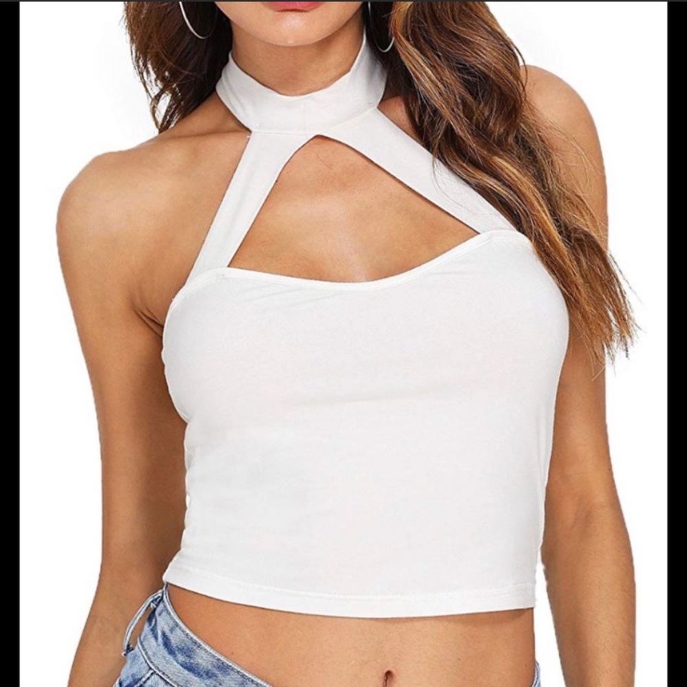 White Crop Top